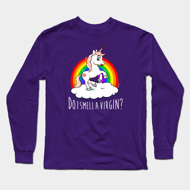 Unicorn Demon Long Sleeve T-Shirt by wloem